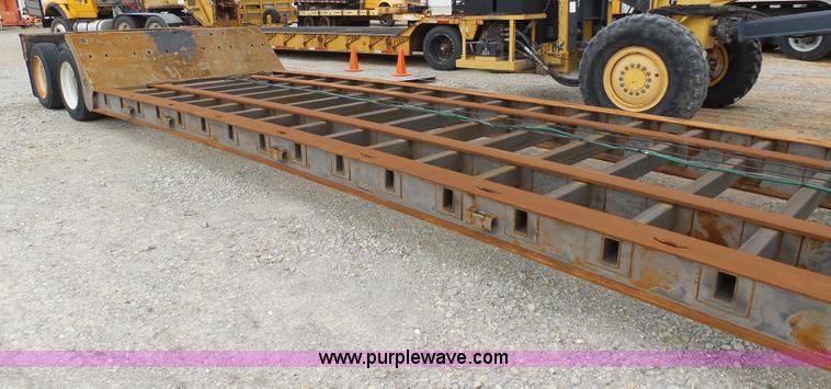 image for item G3718 2003 Landoll Haul All 825A lowboy equipment trailer