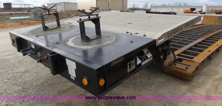 image for item G3718 2003 Landoll Haul All 825A lowboy equipment trailer