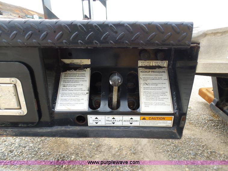 image for item G3718 2003 Landoll Haul All 825A lowboy equipment trailer