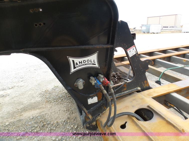 image for item G3718 2003 Landoll Haul All 825A lowboy equipment trailer