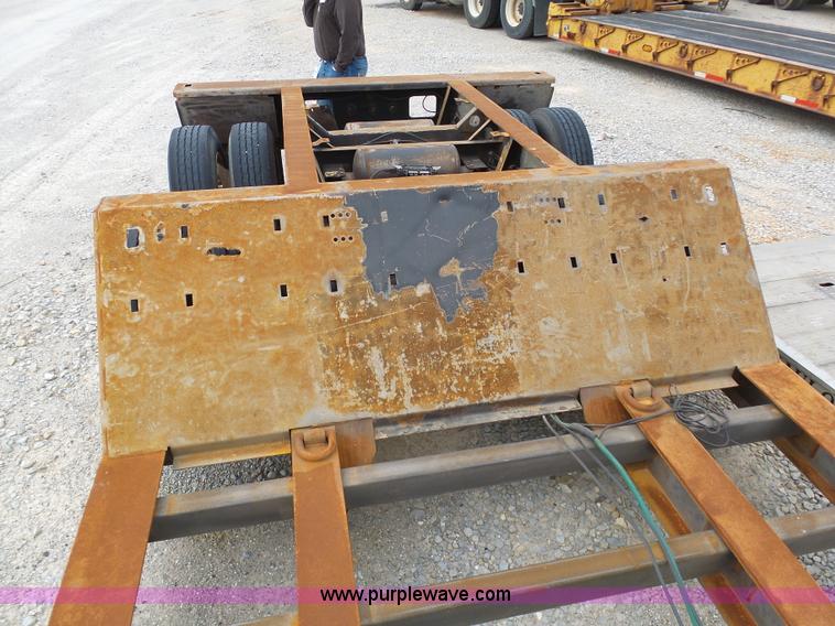 image for item G3718 2003 Landoll Haul All 825A lowboy equipment trailer