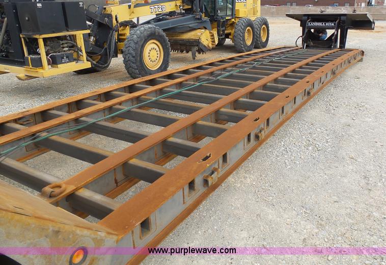 image for item G3718 2003 Landoll Haul All 825A lowboy equipment trailer