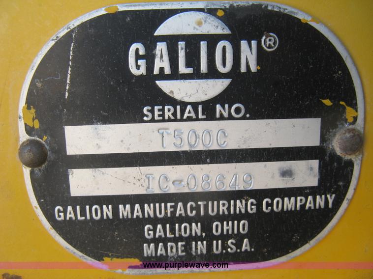 image for item J2840 1978 Galion T500C motor grader