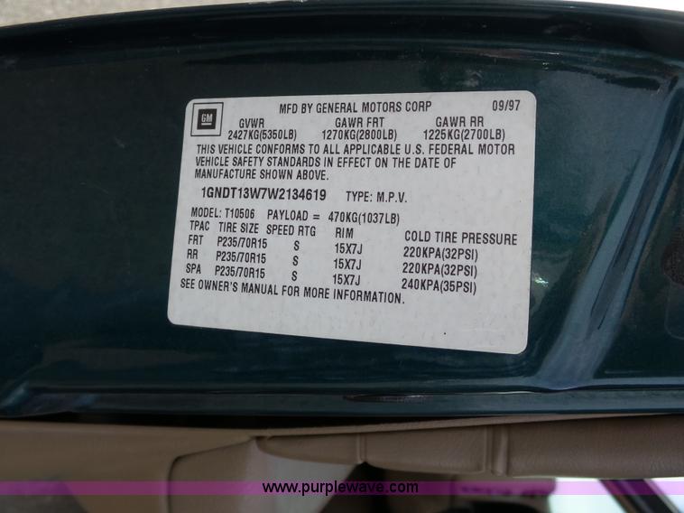 image for item J4223 1998 Chevrolet Blazer LT SUV