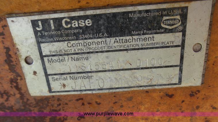 image for item J6258 1996 Case 460 cable plow