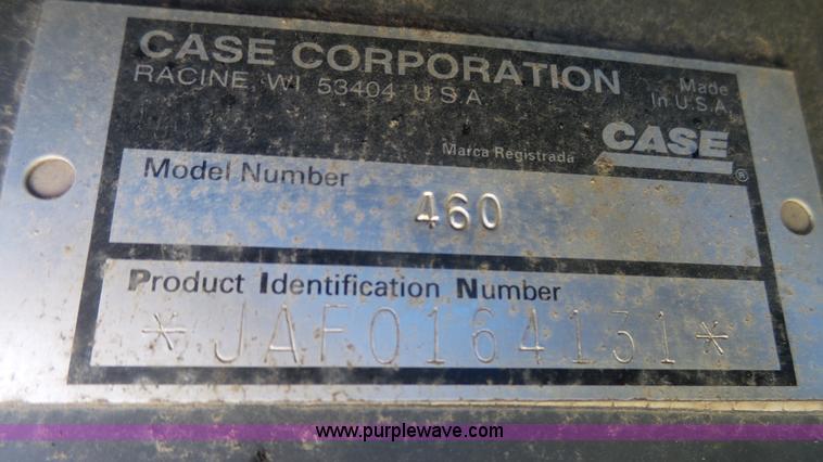image for item J6258 1996 Case 460 cable plow