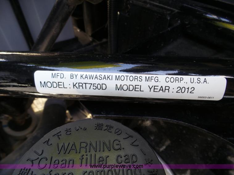 image for item J8957 2012 Kawasaki Teryx4 utility vehicle