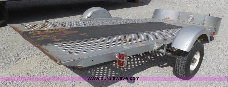 image for item J8961 Snowco tilt deck snow mobile trailer