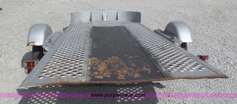 image for item J8961 Snowco tilt deck snow mobile trailer