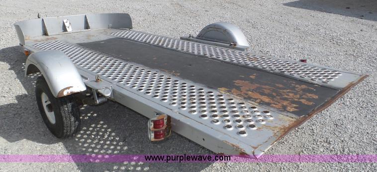 image for item J8961 Snowco tilt deck snow mobile trailer