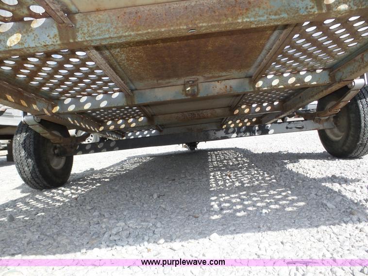 image for item J8961 Snowco tilt deck snow mobile trailer