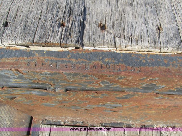 image for item J8973 1998 Kaylen/Siebeet KDP-80 equipment trailer