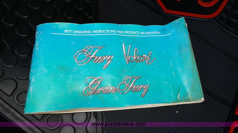 image for item J8993 1977 Plymouth Volare