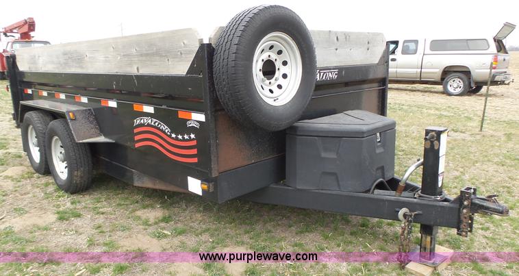 image for item J8997 2007 Travalong dump trailer