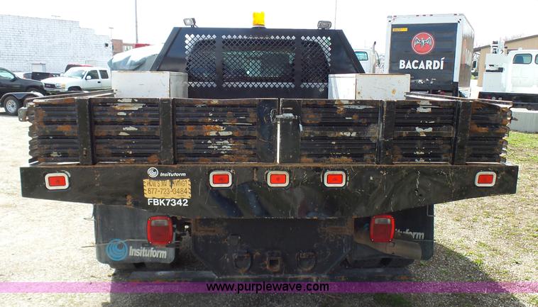 image for item K4303 2010 Ford F550 XLT Crew Cab flatbed truck