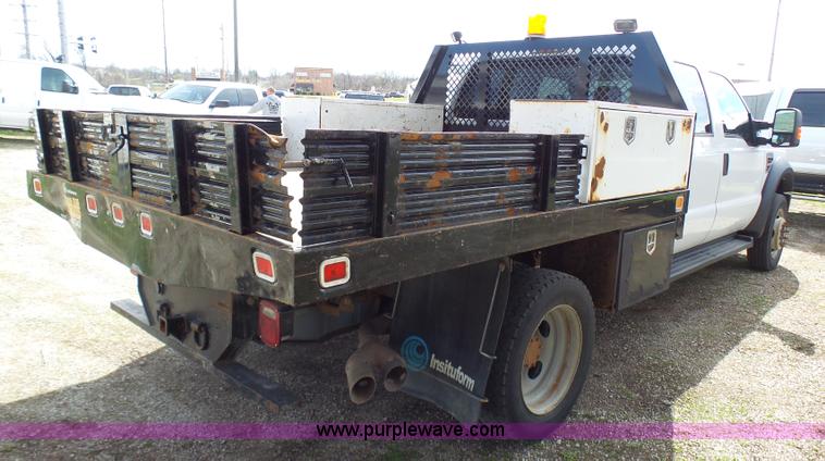 image for item K4303 2010 Ford F550 XLT Crew Cab flatbed truck