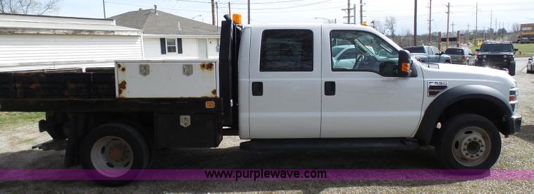 image for item K4303 2010 Ford F550 XLT Crew Cab flatbed truck