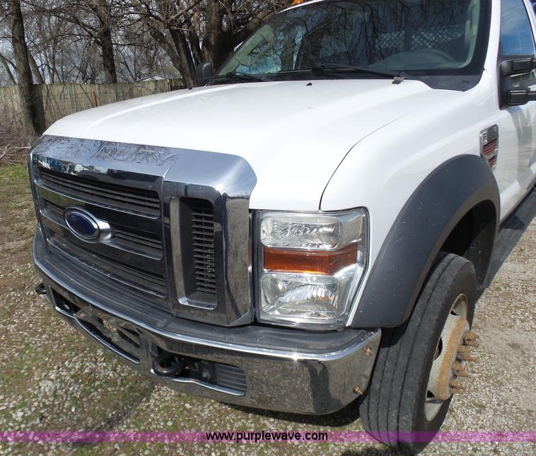 image for item K4303 2010 Ford F550 XLT Crew Cab flatbed truck