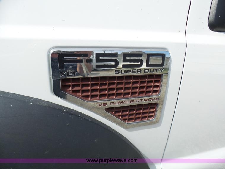 image for item K4303 2010 Ford F550 XLT Crew Cab flatbed truck
