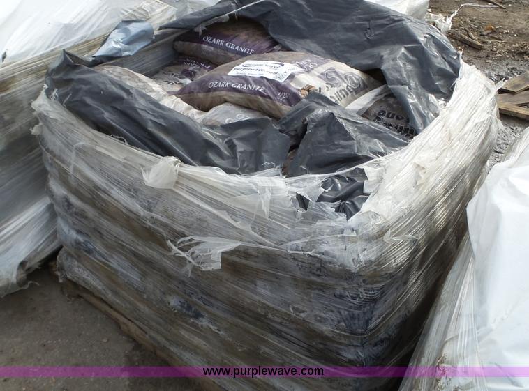 image for item K4595 Approximately 50 bags of rock mulch