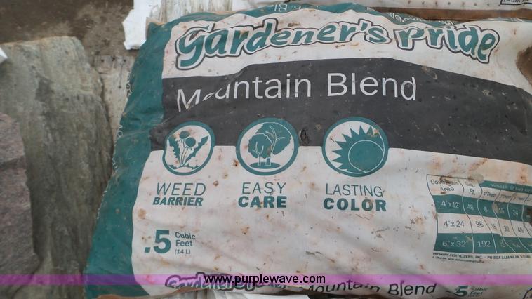 image for item K4614 Approx. 50 bags of rock mulch