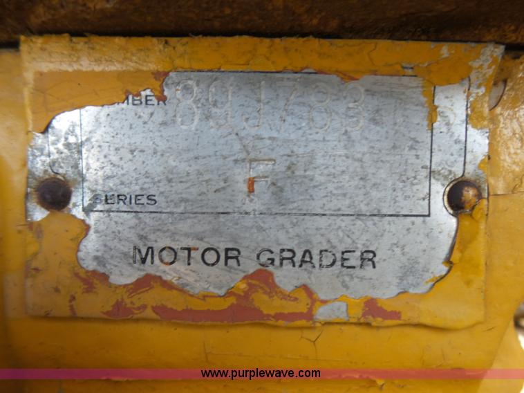 image for item L5457 1969 Caterpillar 112F motor grader