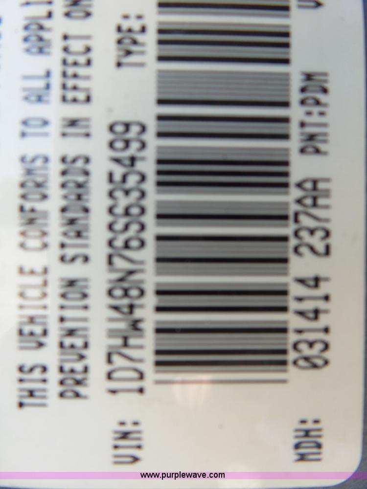 image for item L5470 2006 Dodge Dakota SLT Quad Cab pickup truck