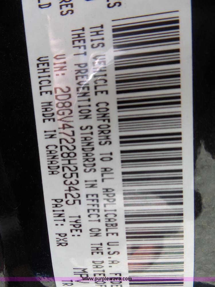 image for item L5471 2008 Dodge Magnum SXT