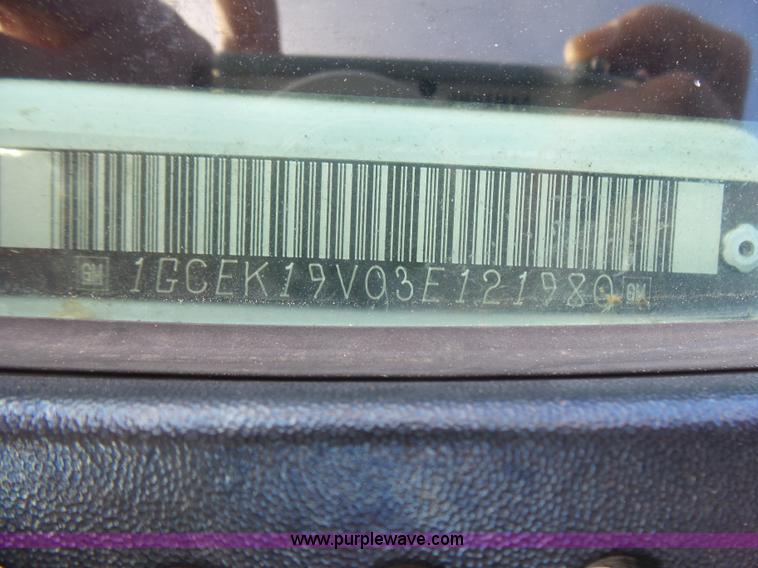 image for item L5488 2003 Chevrolet Silverado 1500 Ext. Cab pickup truck