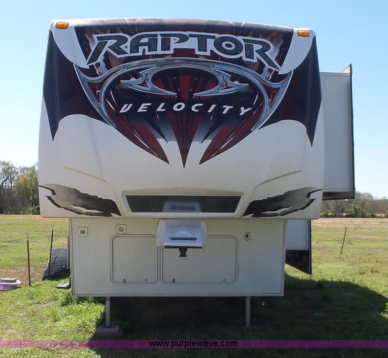 image for item L5791 2011 Raptor Velocity travel trailer RV