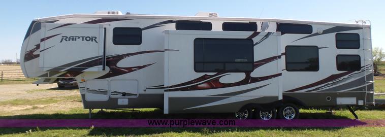image for item L5791 2011 Raptor Velocity travel trailer RV