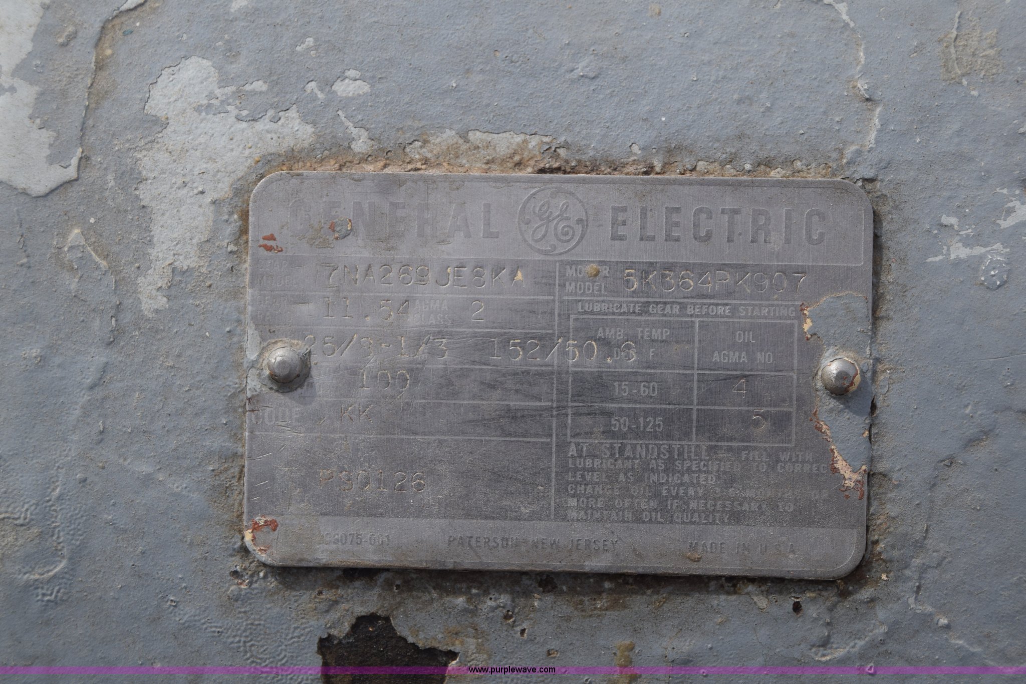 Ehrlich electric motor in Wichita, KS Item BX9923 sold Purple Wave