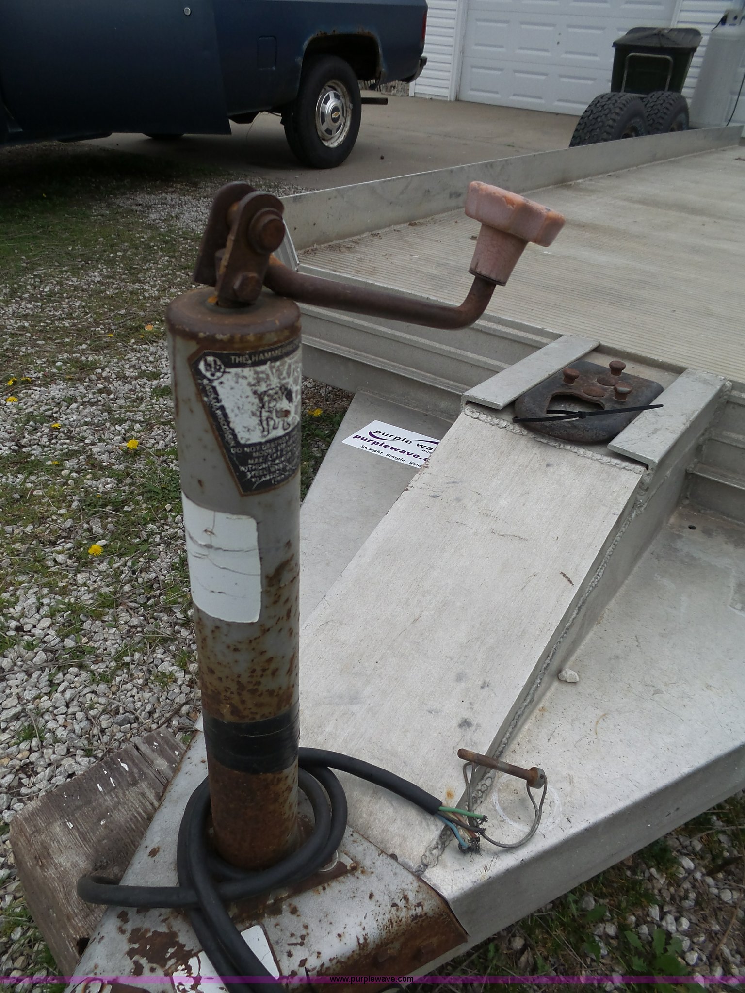 Shop built trailer in Ottawa, KS Item J4181 sold Purple Wave