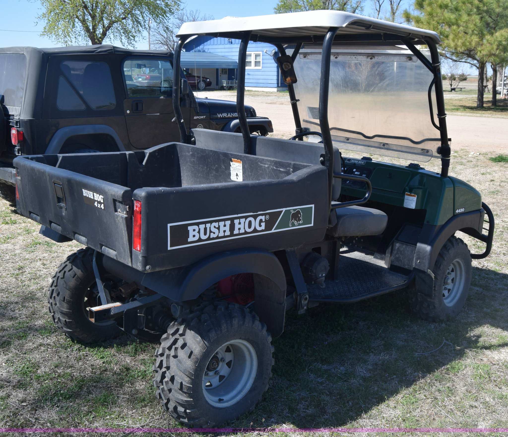 2009 Bush Hog 4430 utility vehicle in Sedgwick, KS Item K8611 sold