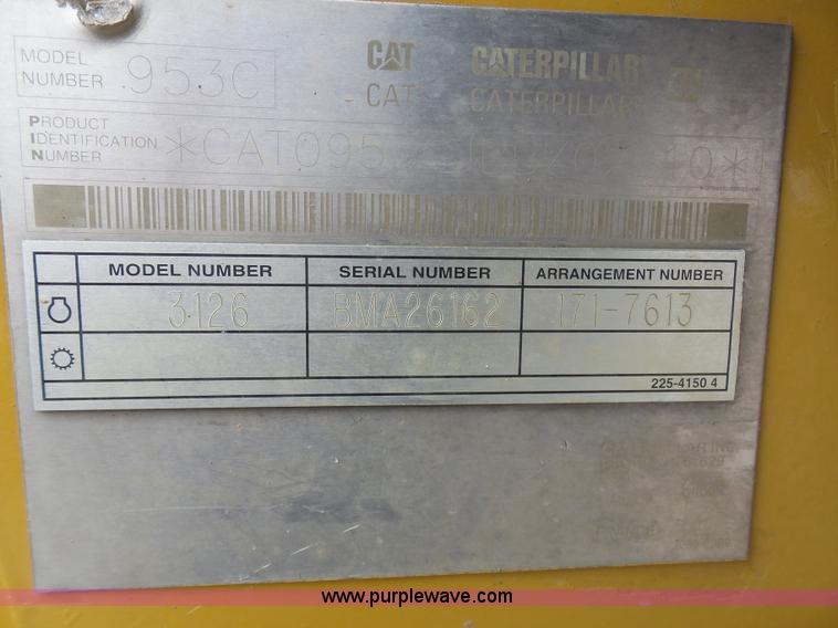 image for item L3040 2005 Caterpillar 953C crawler loader