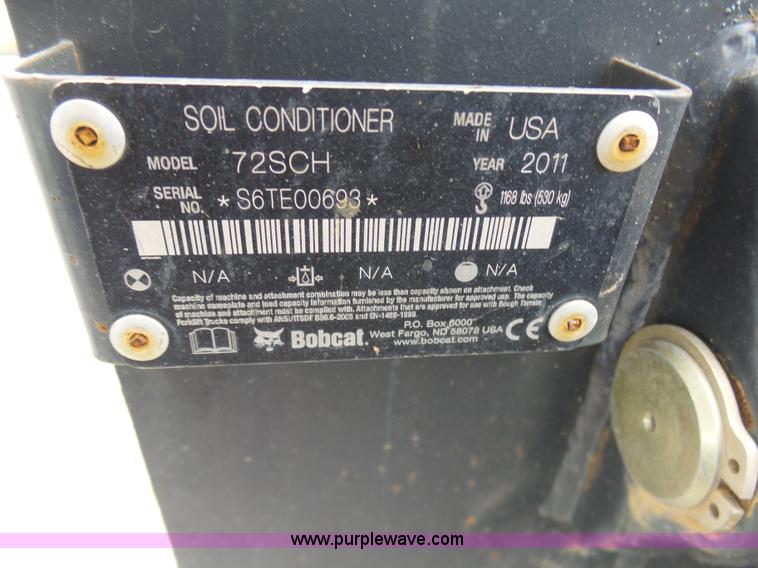 image for item L3042 2011 Bobcat 72SCH soil conditioner