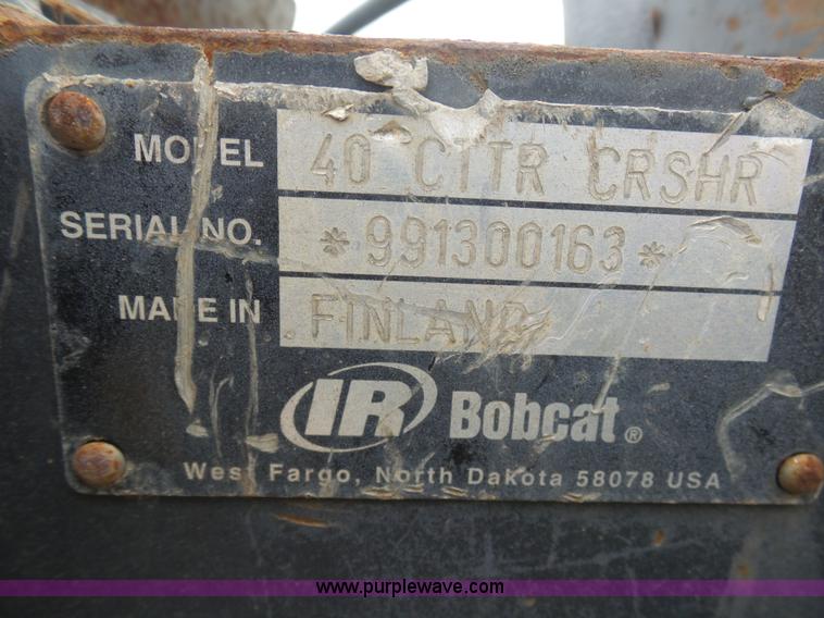 image for item L3045 Bobcat 40 hydraulic shear