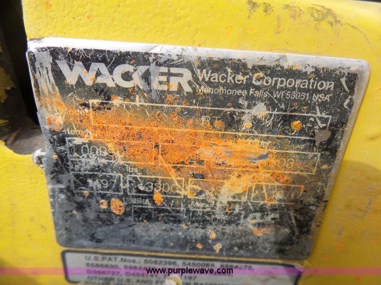 image for item L3050 Wacker RT vibratory trench compactor