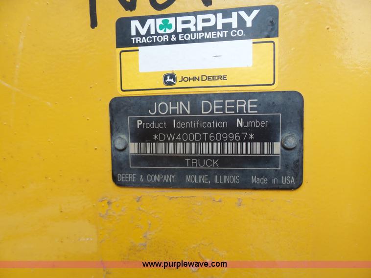 image for item L3172 2007 John Deere 400D articulated haul truck