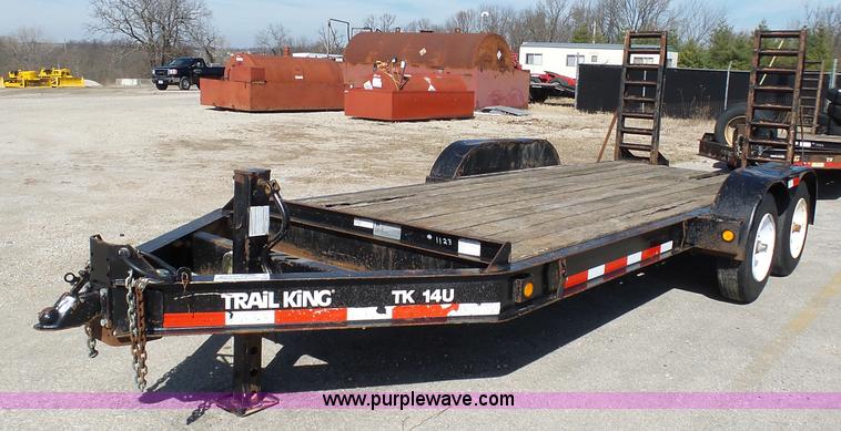 image for item L3175 2005 Trail King TK140-1600 equipment trailer