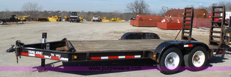 image for item L3175 2005 Trail King TK140-1600 equipment trailer