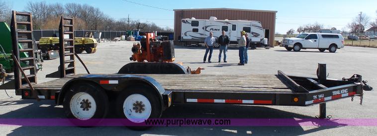 image for item L3175 2005 Trail King TK140-1600 equipment trailer