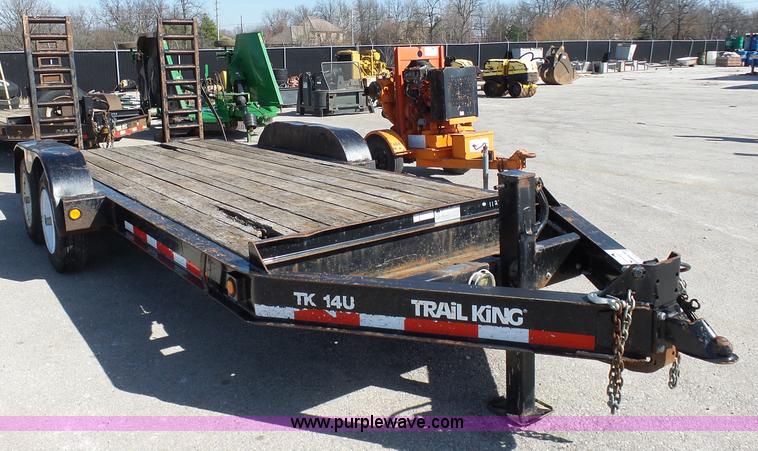 image for item L3175 2005 Trail King TK140-1600 equipment trailer