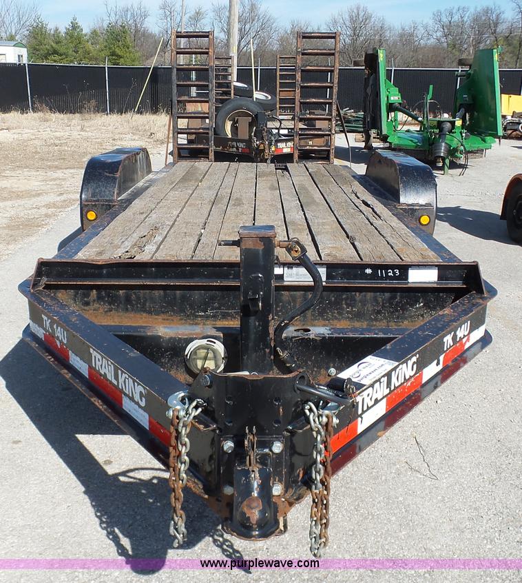 image for item L3175 2005 Trail King TK140-1600 equipment trailer