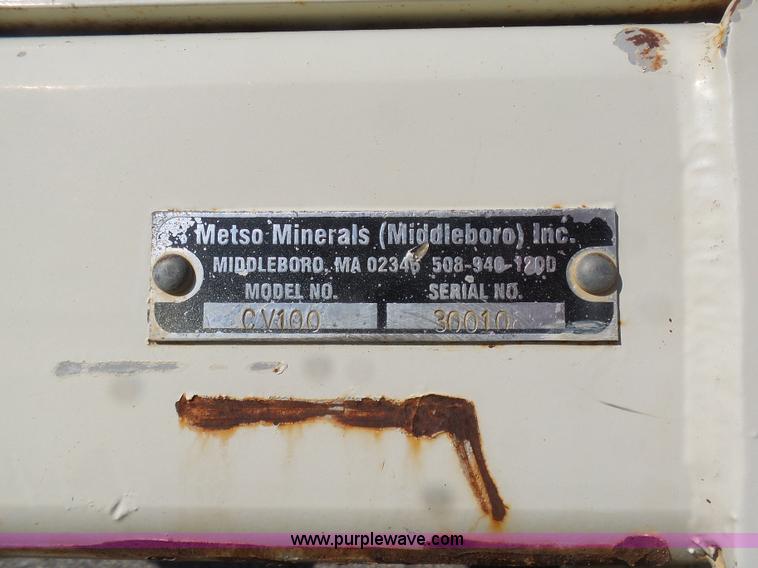 image for item L3192 Metso Nordberg CV100 screen