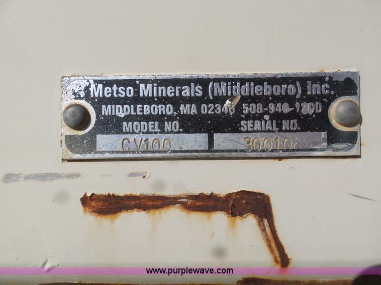 image for item L3192 Metso Nordberg CV100 screen