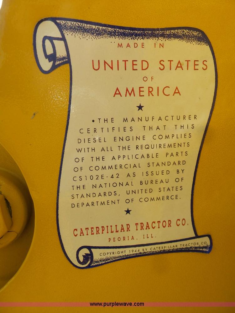 image for item L3193 1952 Caterpillar D6 dozer