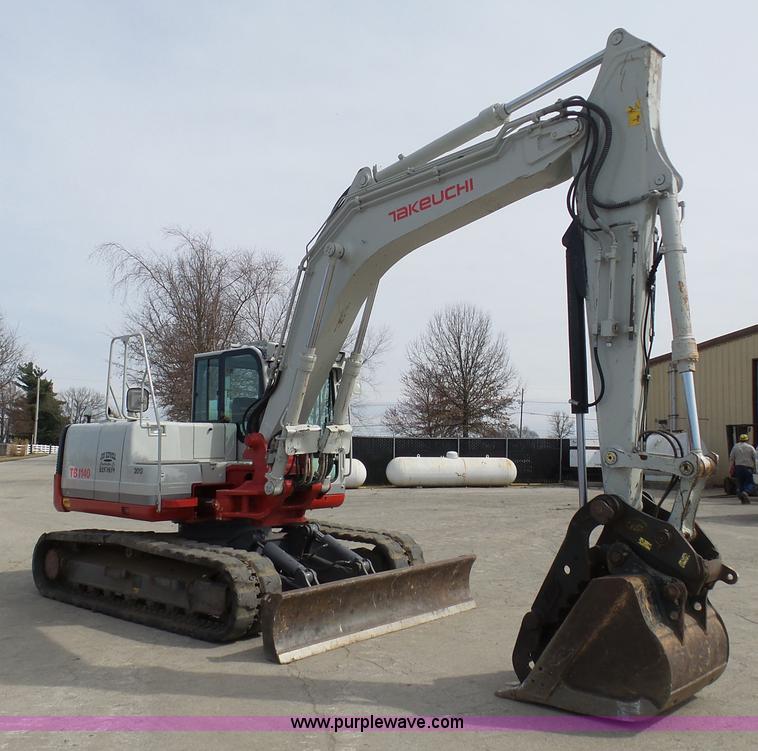 image for item L3199 2012 Takeuchi TB1140 compact excavator