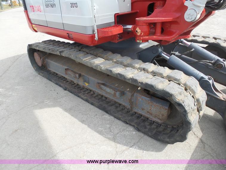 image for item L3199 2012 Takeuchi TB1140 compact excavator