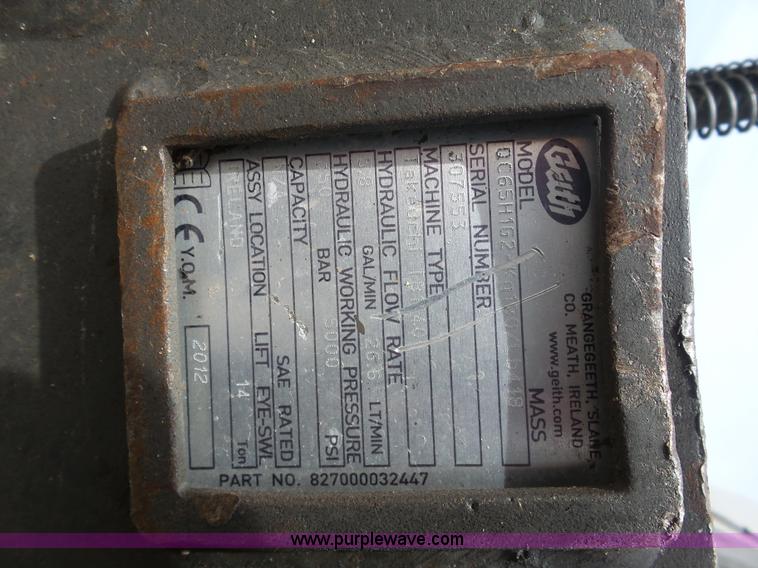 image for item L3199 2012 Takeuchi TB1140 compact excavator